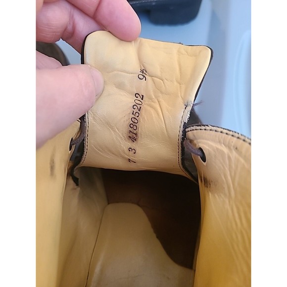 EUC $650 Heschung Dk Brown Suede Desert Chukka Dress Boots Mens Size 11 44 9.5 - Picture 10 of 10